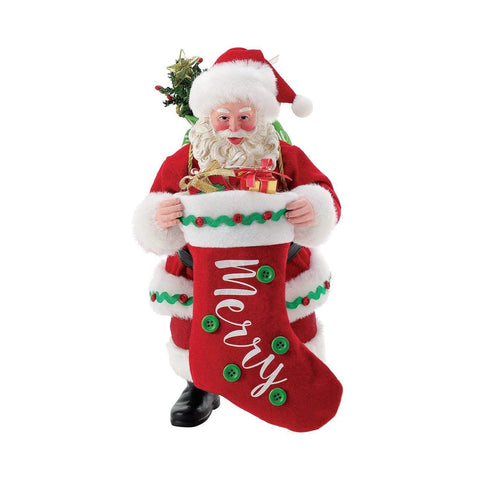 Possible Dreams The Big Stocking Santa Figurine