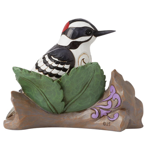 Jim Shore Downy Woodpecker Figurine