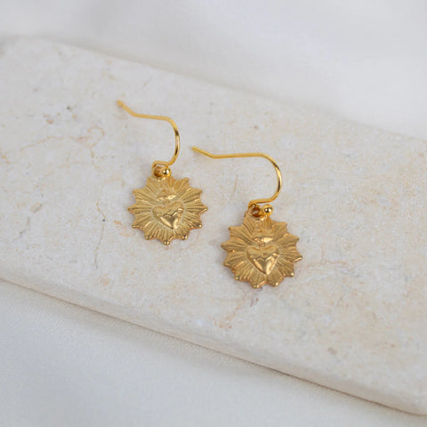 My Saint My Hero Sacred Heart Earrings