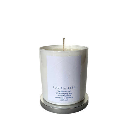 Just Jill Scented Candles-Sea Salt and Orchid and Vanilla Orchid (2 pack)