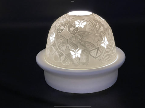 Luumii Lights Animal Motif Porcelain Dome w/ LED Base