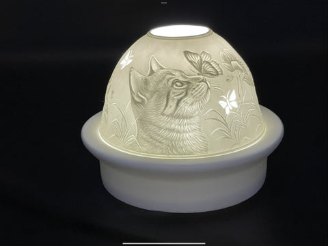 Luumii Lights Animal Motif Porcelain Dome w/ LED Base