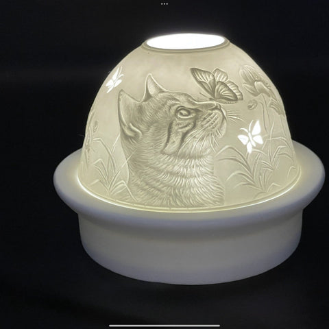 Luumii Lights Animal Motif Porcelain Dome w/ LED Base