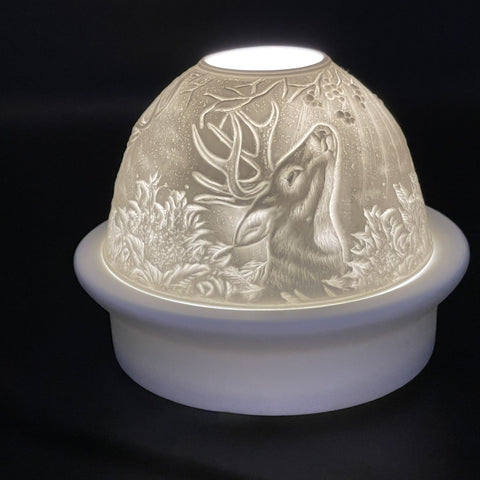Luumii Lights Animal Motif Porcelain Dome w/ LED Base