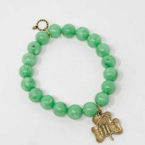 PowerBeads by jen Petite Lady of Knock Gemstone Bracelet