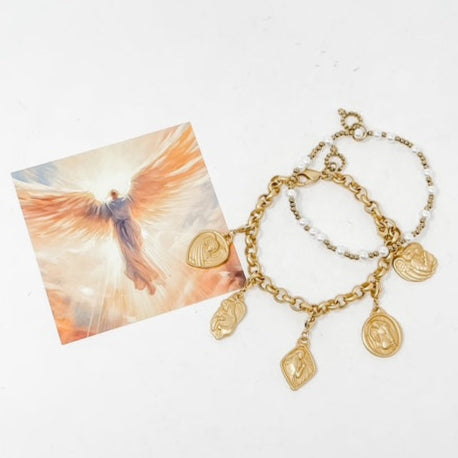 PowerBeads by jen "Send Me an Angel" Charm Bracelet