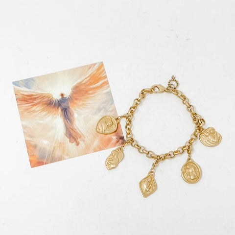 PowerBeads by jen "Send Me an Angel" Charm Bracelet