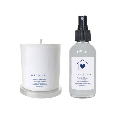 Just Jill Candle & Room Spray Duo-Fresh Cut Grass