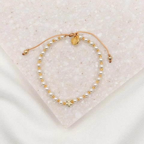 My Saint My Hero Made for the Moment 1 Gold Star Bracelet 