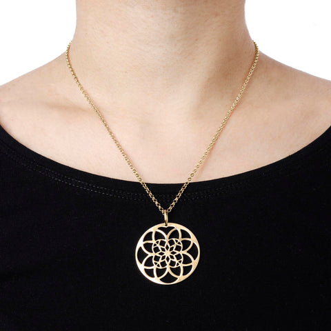 Bellissimo Bronzo Italian Openwork Pendant