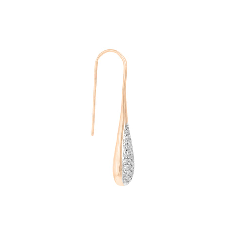 Louis Dell'Olio Sterling Silver "Lacrime di Gioia" Pave Drop Earrings