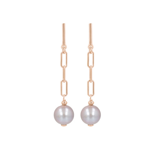 Louis Dell'Olio "Perla Moderna" Ming Cultured Pearl Dangle Earrings
