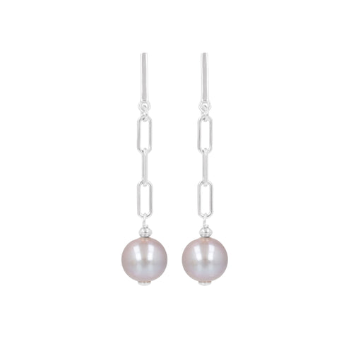 Louis Dell'Olio "Perla Moderna" Ming Cultured Pearl Dangle Earrings