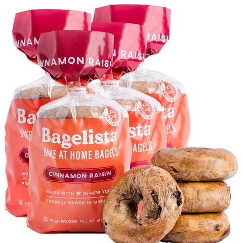 Bagelista Bake at Home Cinnamon-Raisin Bagels