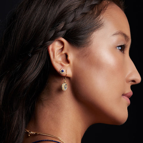 Satya Light Seeker Lapis Starburst Earrings