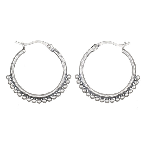 Satya Sterling Embrace Simplicity Hoop Earrings