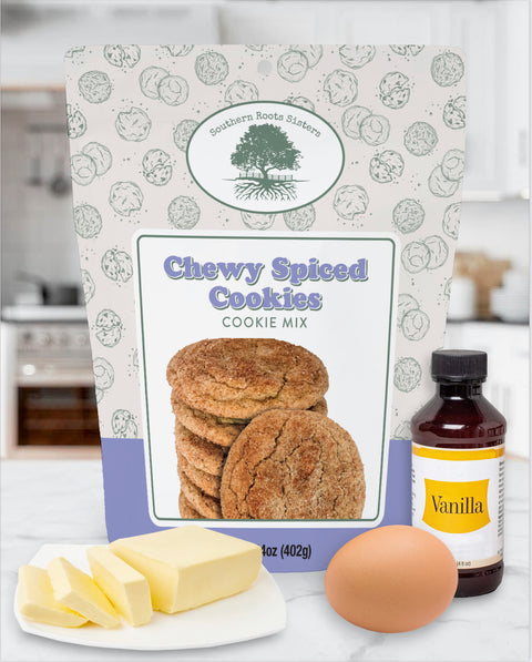 Southern Roots Sisters Gourmet Chewy Spiced Cookies (3 pack) w/ Bonus Pack