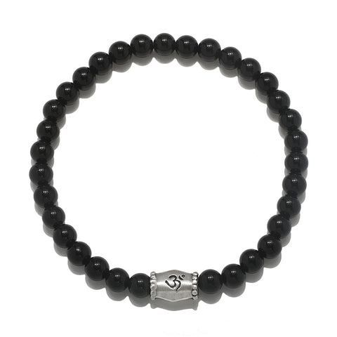 Satya "Extended Journey" Men’s Black Onyx Bracelet