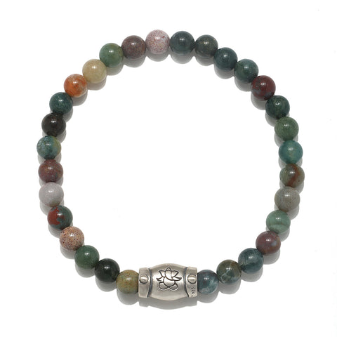 Satya "Coming Into Focus" Men’s Fancy Jasper Bracelet