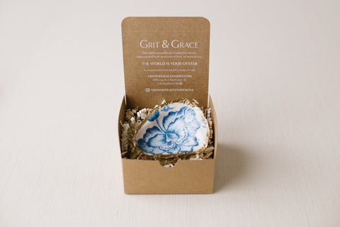 Choice Of Grit and Grace Studio Decoupage Oyster Jewelry Dishes