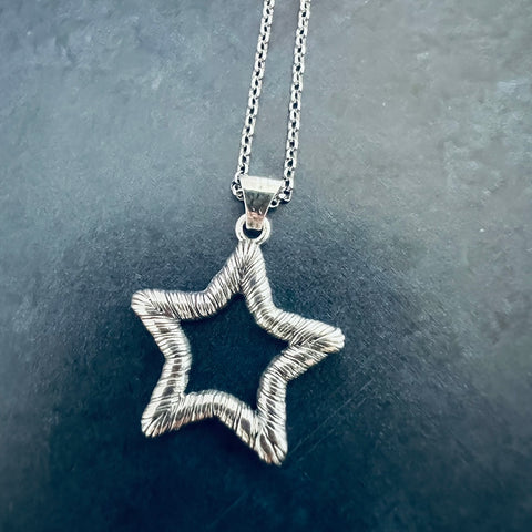 Danny Newfeld Sterling Silver Star Pendant