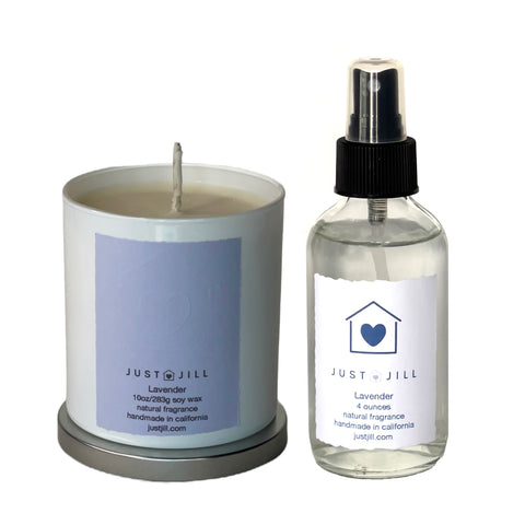 Just Jill Scented Candle and Room Spray Lavender
