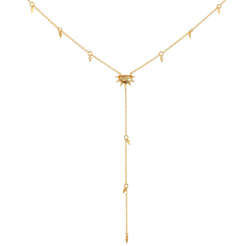 Satya Light of Day Gold Lariat Necklace