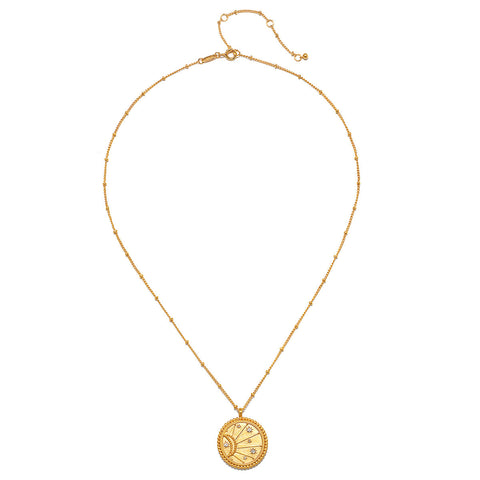 Satya First Light Gold Medallion Necklace