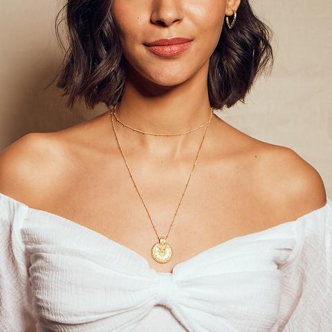 Gold Mandala Necklace - Satya Online