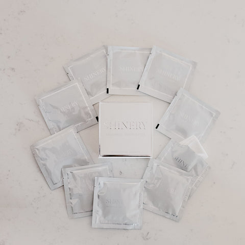 Shinery Set of 2 Radiance Towelettes-Luxury Jewelry Wipes
