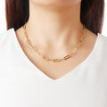Sterling Silver 18" Paperclip Link Necklace