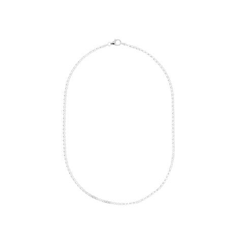 Italian Sterling Silver 16" Petite Rolo Chain Necklace