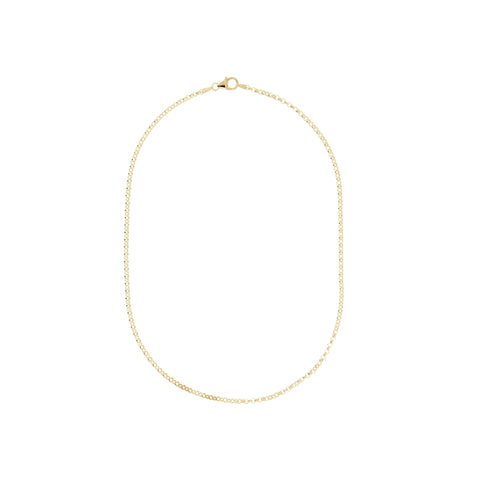 Italian Sterling Silver 16" Petite Rolo Chain Necklace