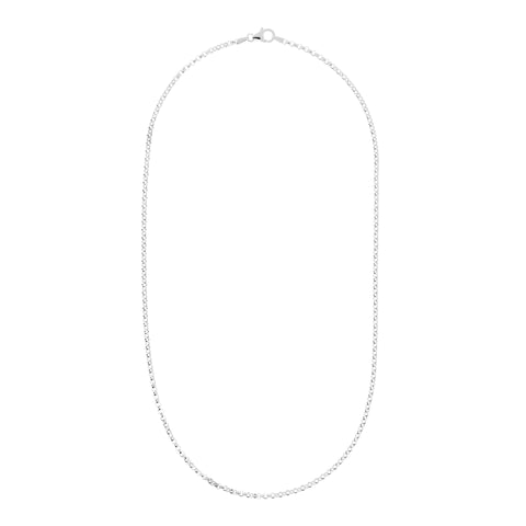 Italian Sterling Silver 20" Petite Rolo Chain Necklace