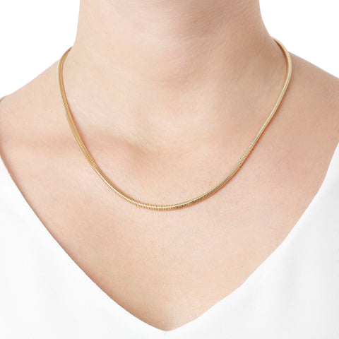 Italian Sterling Silver Snake Chain