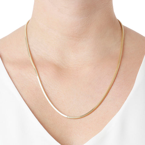 Italian Sterling Silver Snake Chain