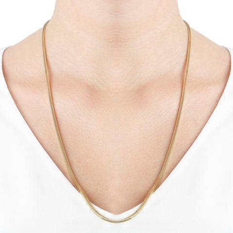 Italian Sterling Silver Snake Chain