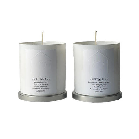Just Jill Scented Candles (2-pack) Mango Coconut/Grapefruit Mangosteen