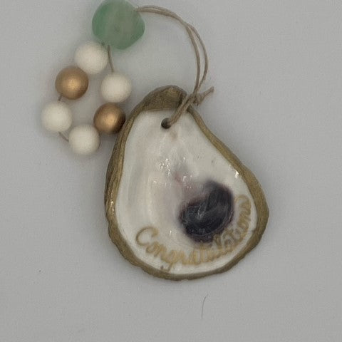 Grit and Grace Studio Decoupage Shell Ornament