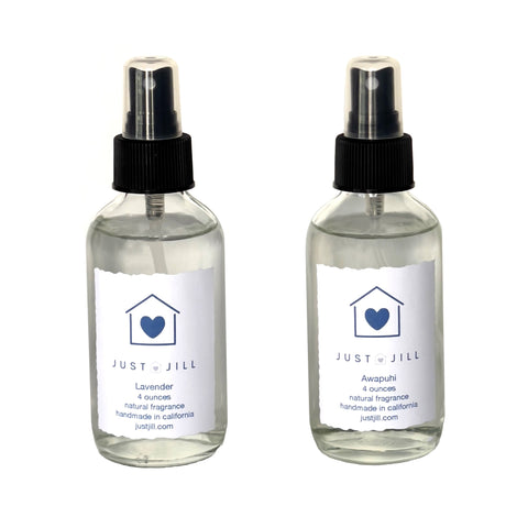 Just Jill Set of 2 Room Sprays Lavender and Awapuhi