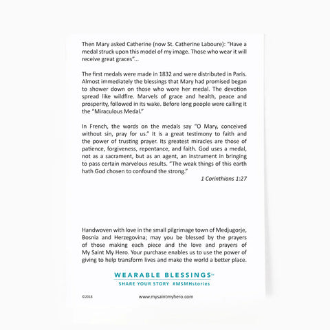 My Saint My Hero Miraculous Gemstone Bracelet