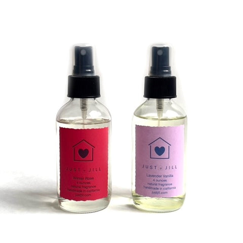 Just Jill Set of 2 Room Sprays Winter Rose and Lavender Vanilla